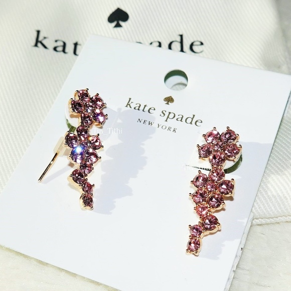 Kate Spade Flower Ear Pins/Earrings - Picture 5 of 5